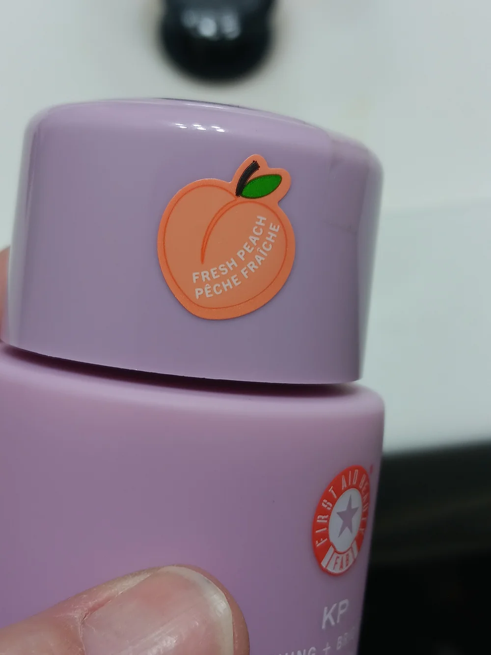 First Aid Beauty KP Smoothing + Brightening Body Lotion - Peach Scented